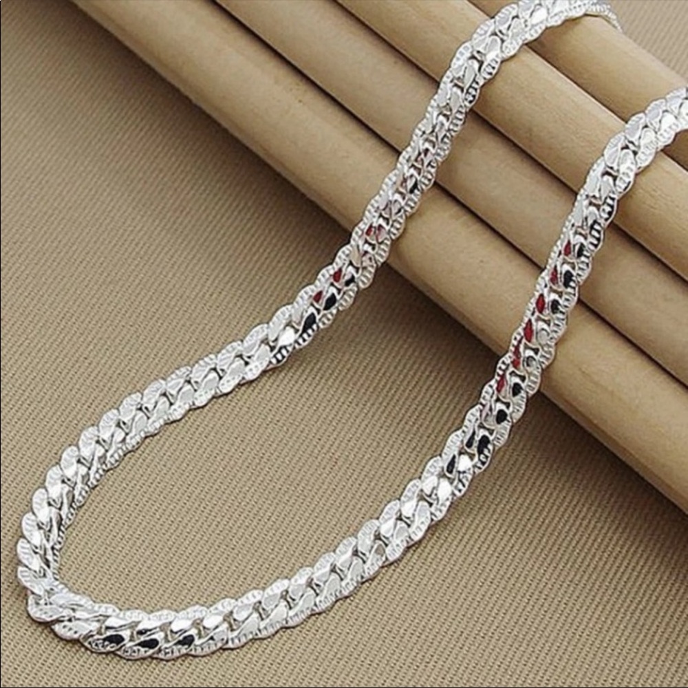 925 Sterling silver snake necklace - Picture 3 of 6